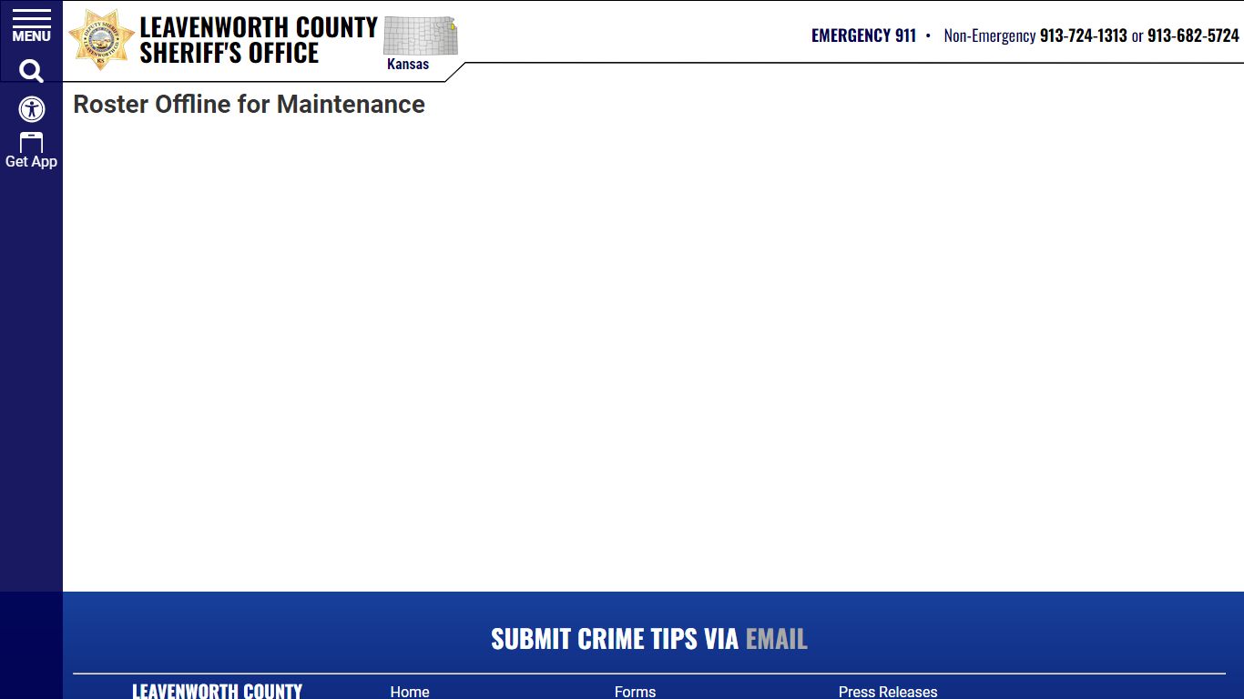 Inmate Roster - Current Inmates Booking Date Descending - Leavenworth ...